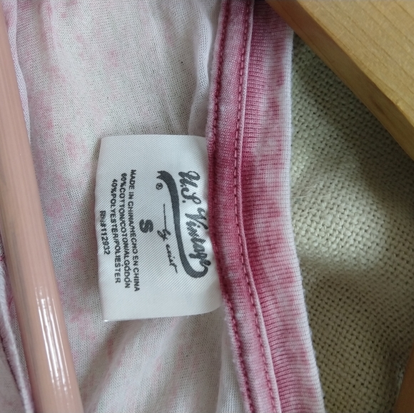 U.S. VINTAGE Pink Burnout Pensacola Graphic Tee - Picture 10 of 10